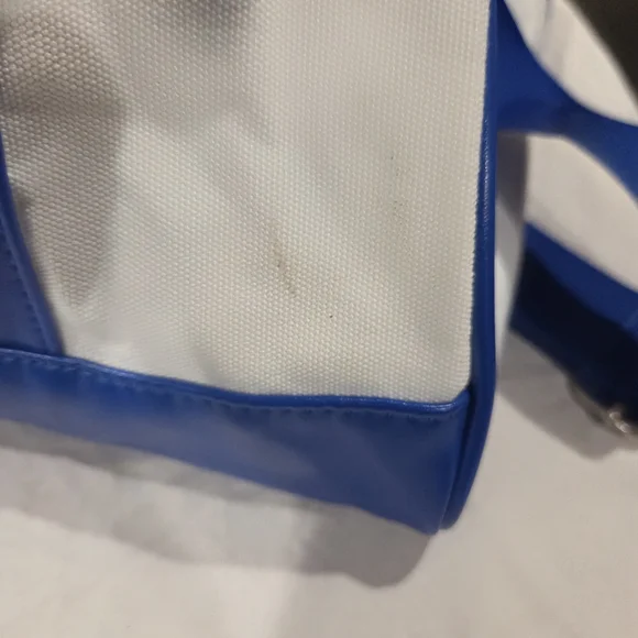 Dolce & Gabbana White and Blue Travel Duffle Bag - Picture 3 of 8